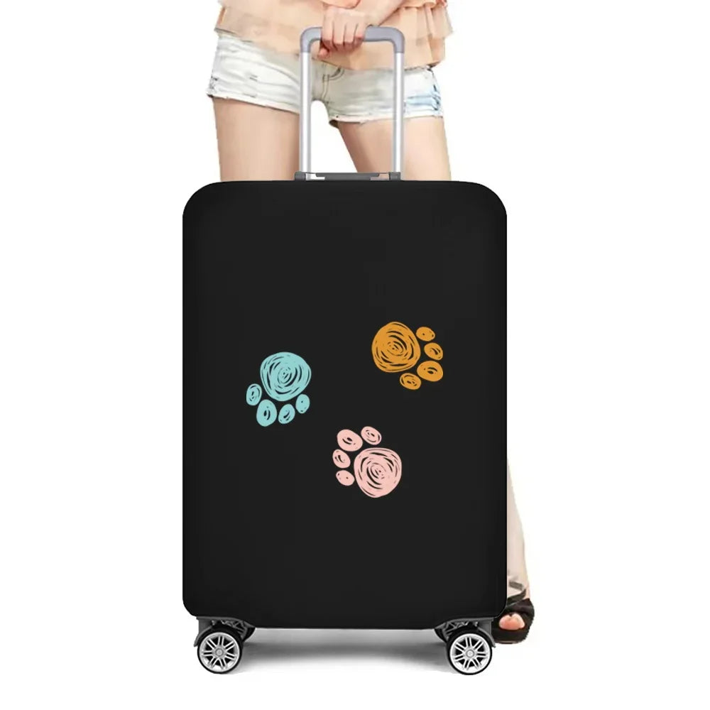Travel Essentials Suitcase Case for 18-32 Inch Walls Print Trolley Protective Covers Holiday Traveling Accessories Luggage Cover