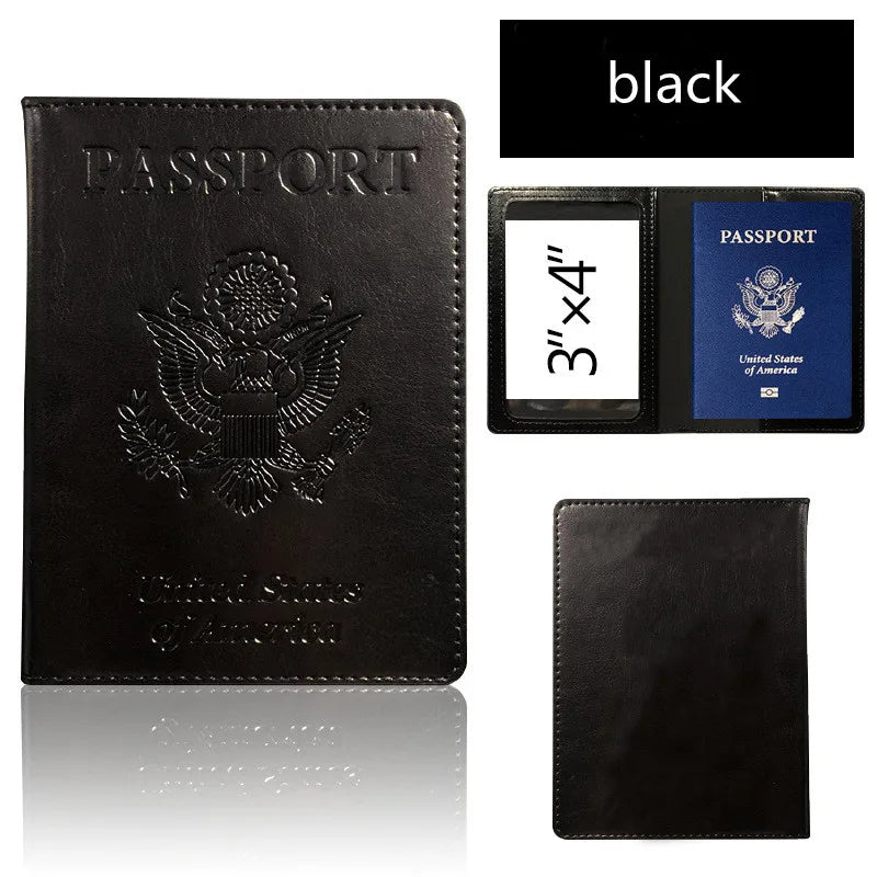 Passport Holder 👍 (Wallet Cover) 🎁 Travel Essentials 🚙 RFID Blocking💯 Leather Style!✅