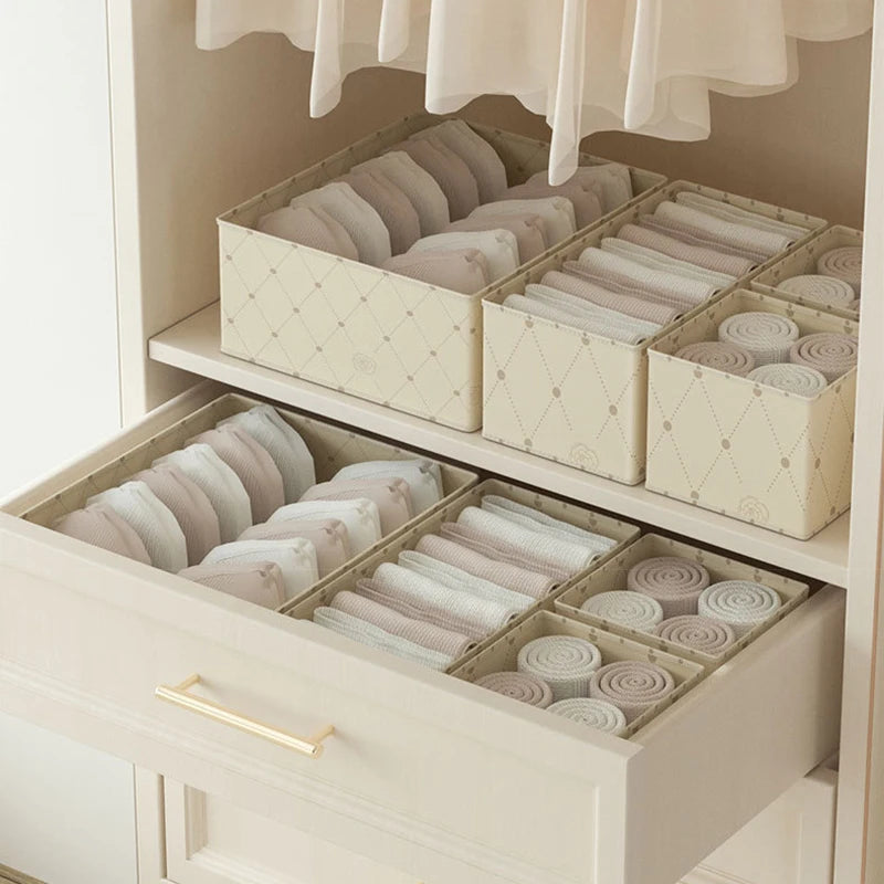 Wardrobe Organizer Clothes Organizer For Underwear Socks Pants Clothes Storage Box Cabinet Organizers Drawer Storage T-Shirt Box