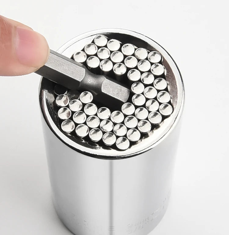 Universal Socket Set (11-32 mm 7-19 mm) Super Socket for unscrewing any bolts Multi-purpose Universal Socket Tool Kit
