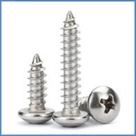100pcs Phillips Black Self-tapping Screw Pan Head PWA Cross Round Head With Washer Cushion M1.4 M1.7 M2 M2.3 M2.6 M3 M3.5 M4