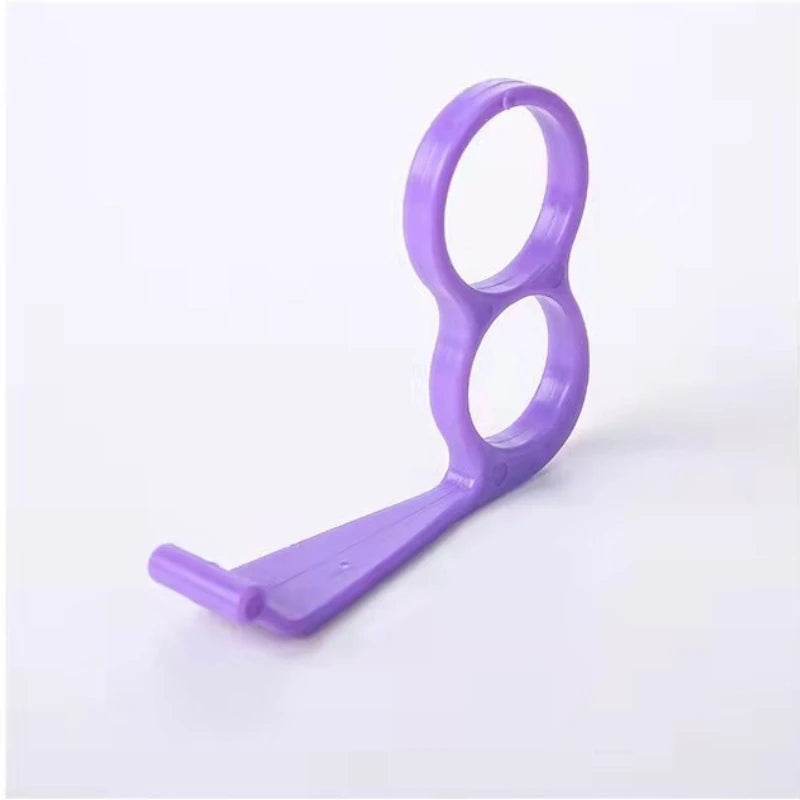 Durable Phone Grip Holders Durable Plastic Non-Slip Finger Ring Stand Mounting Utility Hooks for Secure Handheld Use & Desktop
