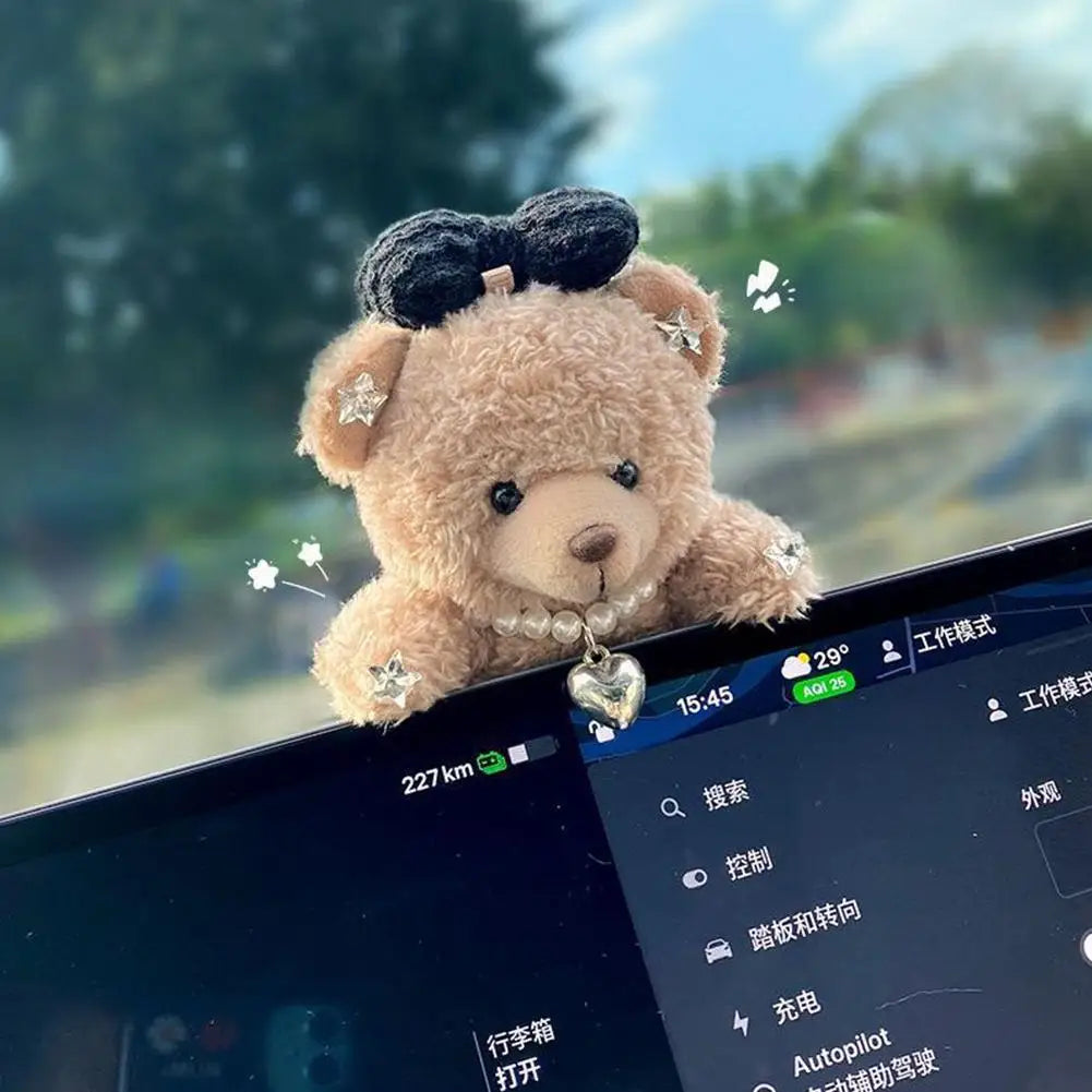 Car Internet Celebrity Accessorie Used For Car Gear Shift Decoration Cute Turn Signal Dolls Wiper Dolls Rearview Mirror Ornament