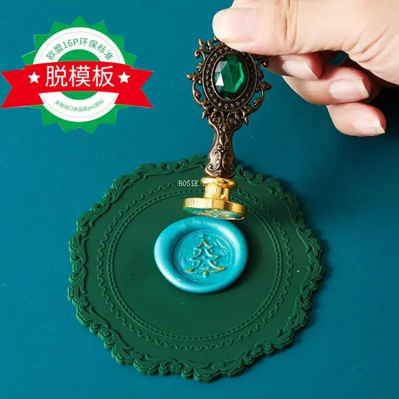 Wax Seal Stamp Set Lacquered Stamp Sealing Wax Kit Craft Supplies Scrapbooking Wedding Invitation Making tools