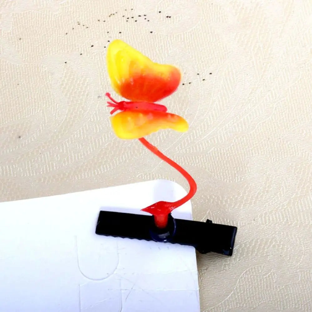 1Pair Simulation Bean Sprout Hair Clip Cherry Mushroom Flower Plant Hairpins Funny Butterfly Cartoon Duckbill Clips Female/Kids