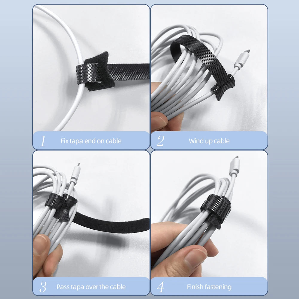 146 Pcs Cable Organizer Set Cord Management Silicone Cable Holder Adhesive Wire Clips For Car Home Office USB Cords Organiser