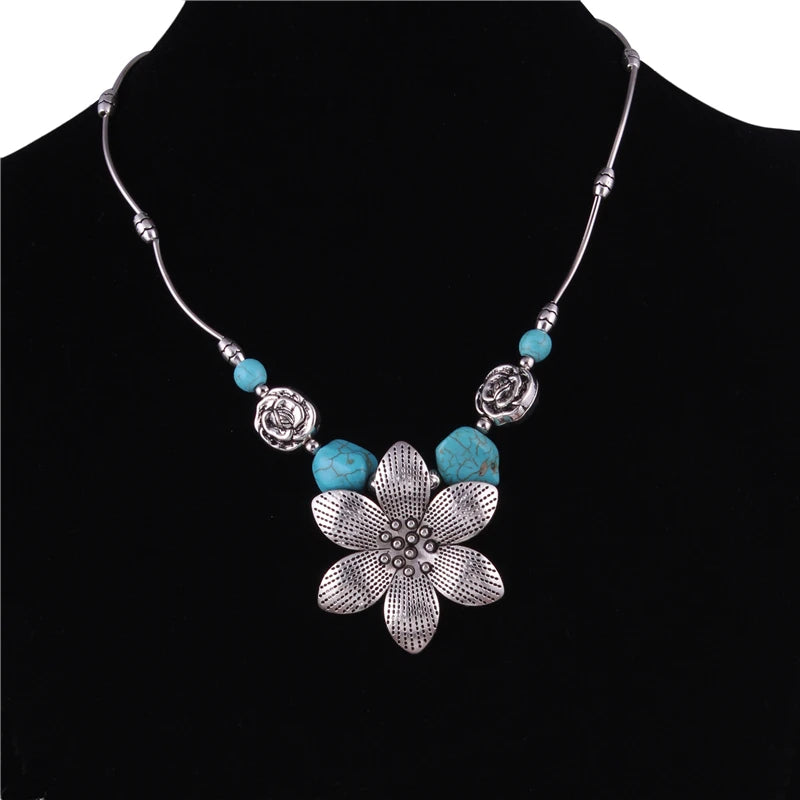 Fashion Choker Necklaces for Women Female Metal Round Vintage Statement Necklace Girls Party Holiday Jewelry Gifts