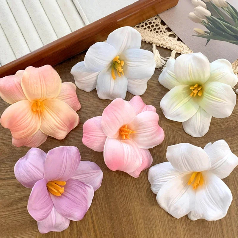 Artificial Flower Hairpins for Women Large Flower Hair Clip Bohemia Style Beach Hairpin Hawaiian Party Headwear Hair Accessories