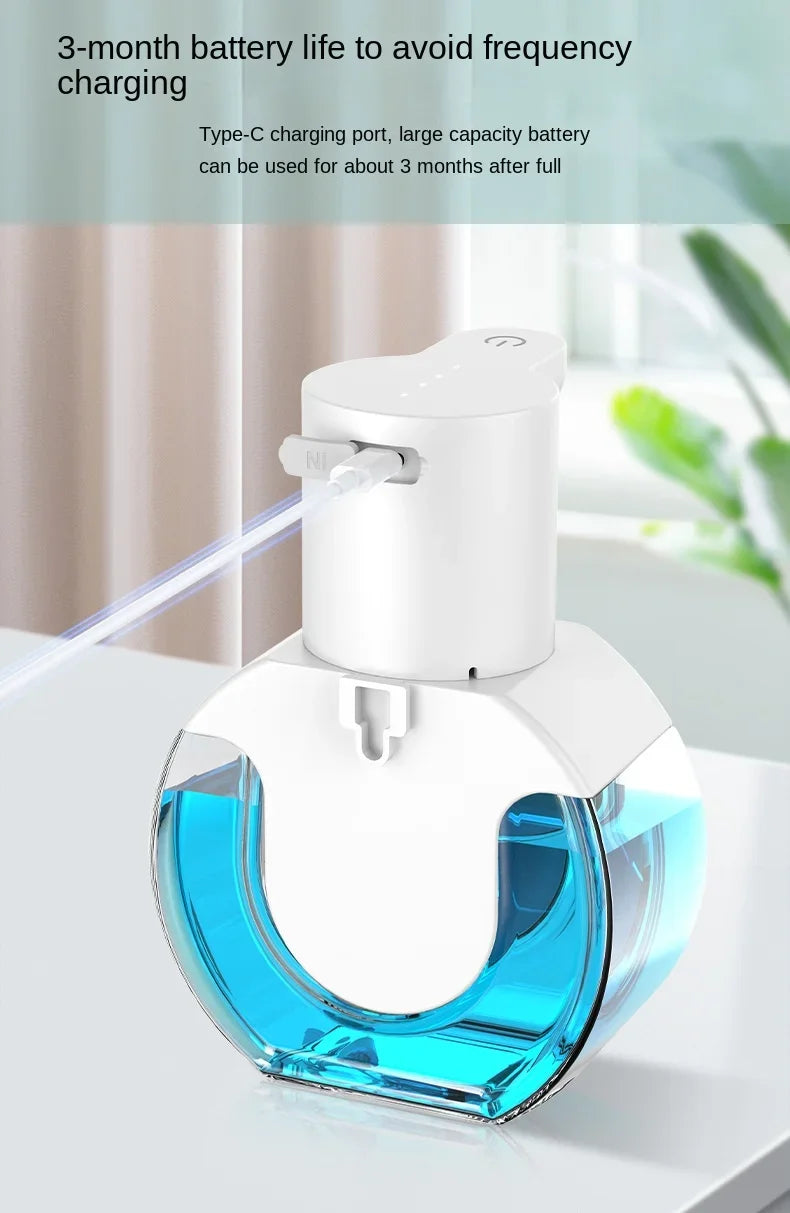 NOCCLILI Smart Soap Dispenser 420ml Touchless Motion Sensor Washing Hand Device Wall-Mounted Liquid Soap Dispenser