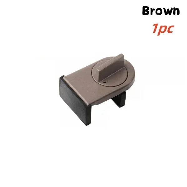 4 Pcs Window Safety Lock Aluminum Alloy Sliding Lock Sliding Door Anti-theft Lock Adjustable Buckle Window Stopper Lock for Home