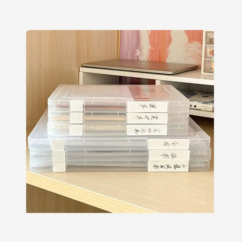Organizer Certificates Contract Office Supplies File Organizer Box Slim Document Case Puzzle Storage box Desktop Storage Box
