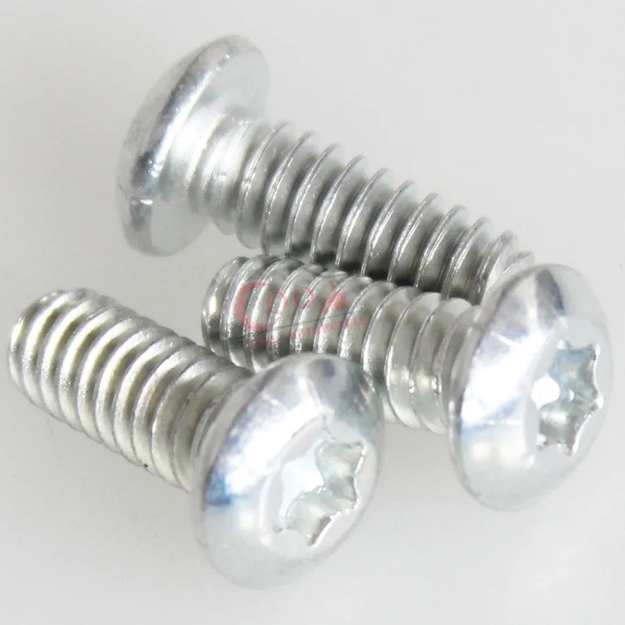 3pcs Chrome Windshield Bolts Kit Hex Hexagon Socket Allen Round Button Head For Harley Electra Glide Touring Models 1996-2013