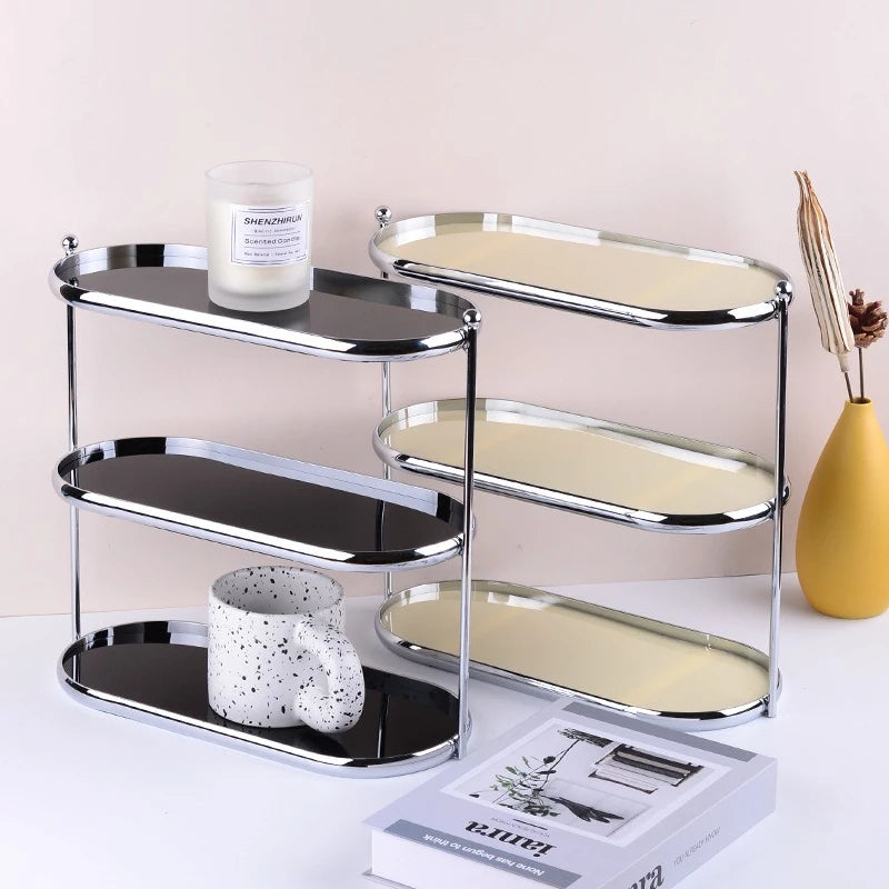 Modern Storage Holders Organizer Makeup Racks Living Room Decoration Display Stand Desk Organization Shelf Aesthetic Supplies