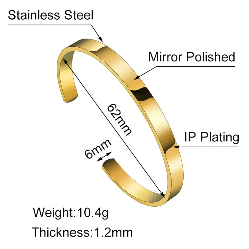 Customized Bracelets Engraving Name Stainless Steel Bracelets Accessories for Women Personalized Adjustable Bangle Jewelry Gift