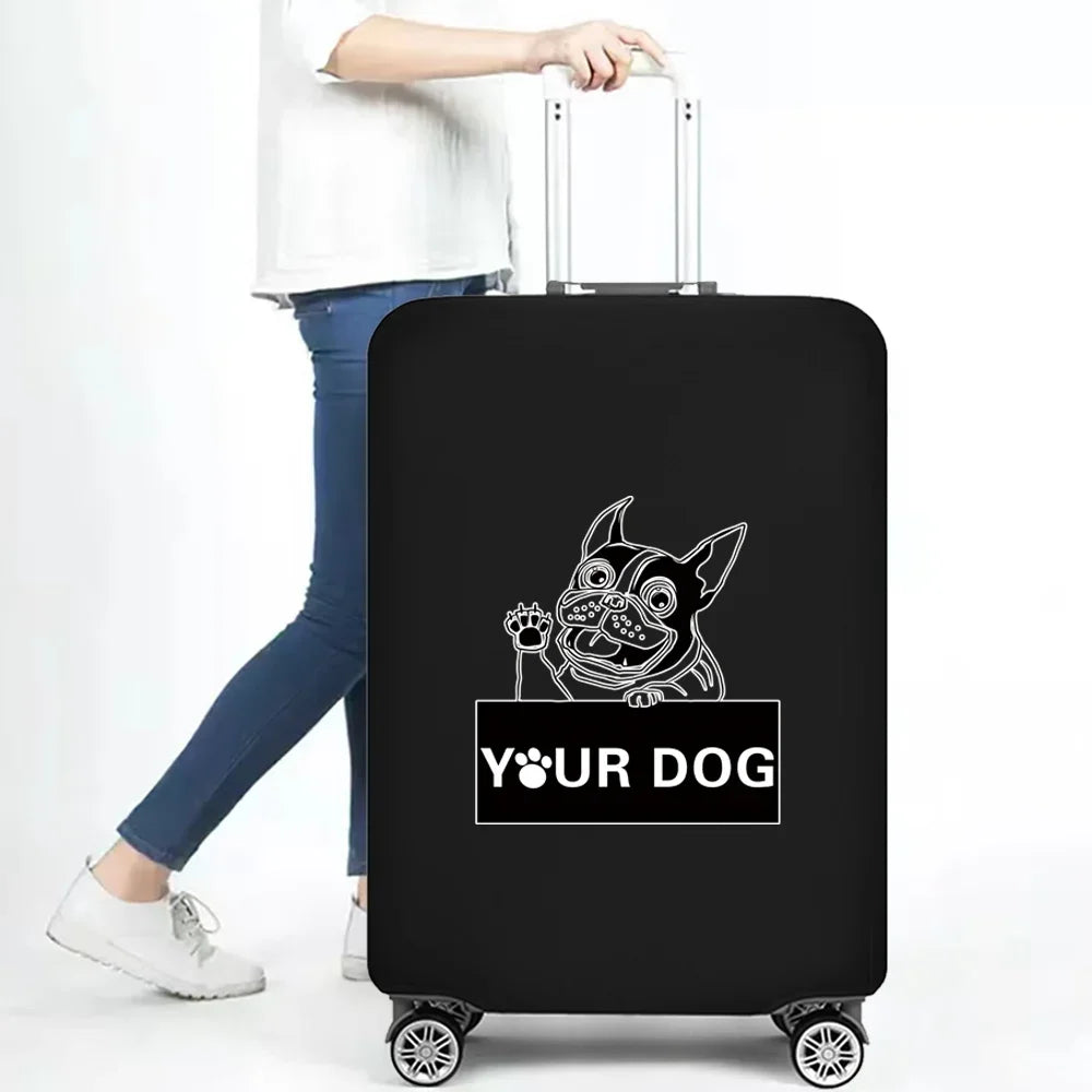 Travel Essentials Suitcase Case for 18-32 Inch Walls Print Trolley Protective Covers Holiday Traveling Accessories Luggage Cover
