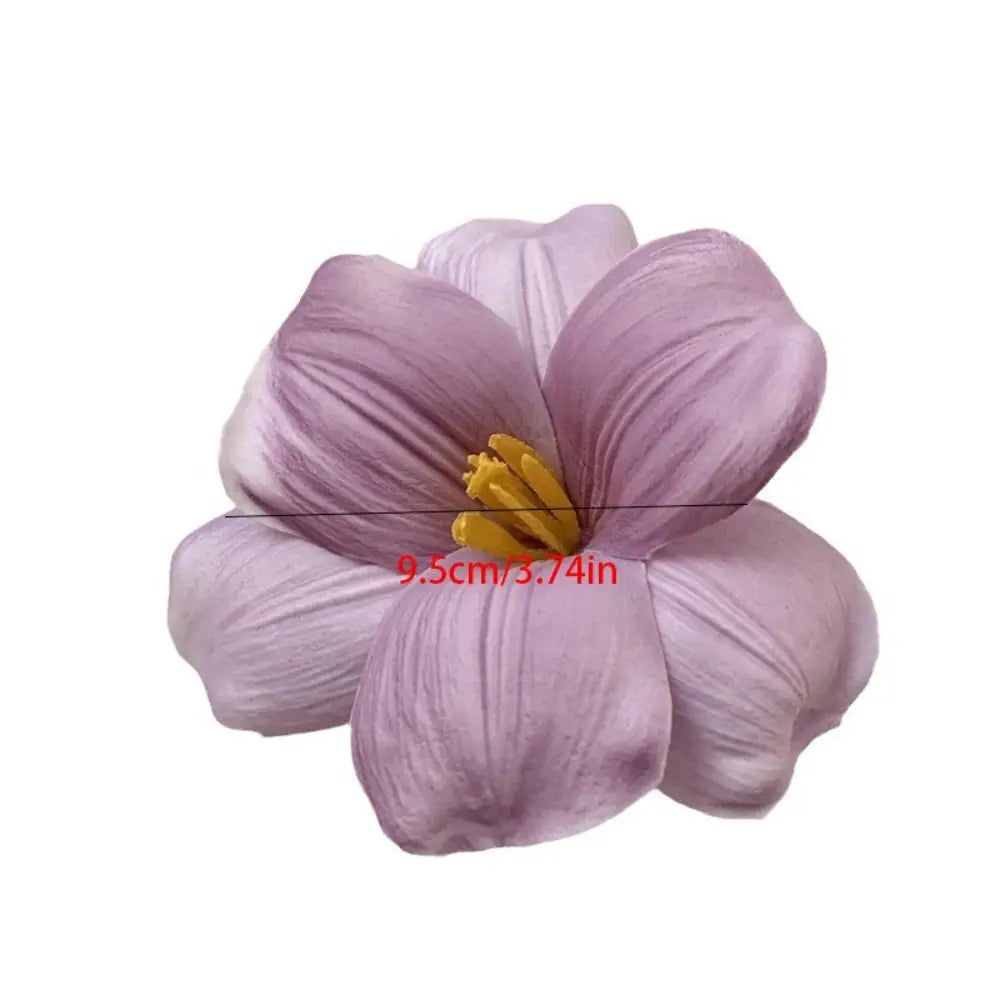 Cloth Simulation Flower Hair Clip Bohemian Style Korean Style Tulip Flower Hairpin Seaside Vacation Headwear