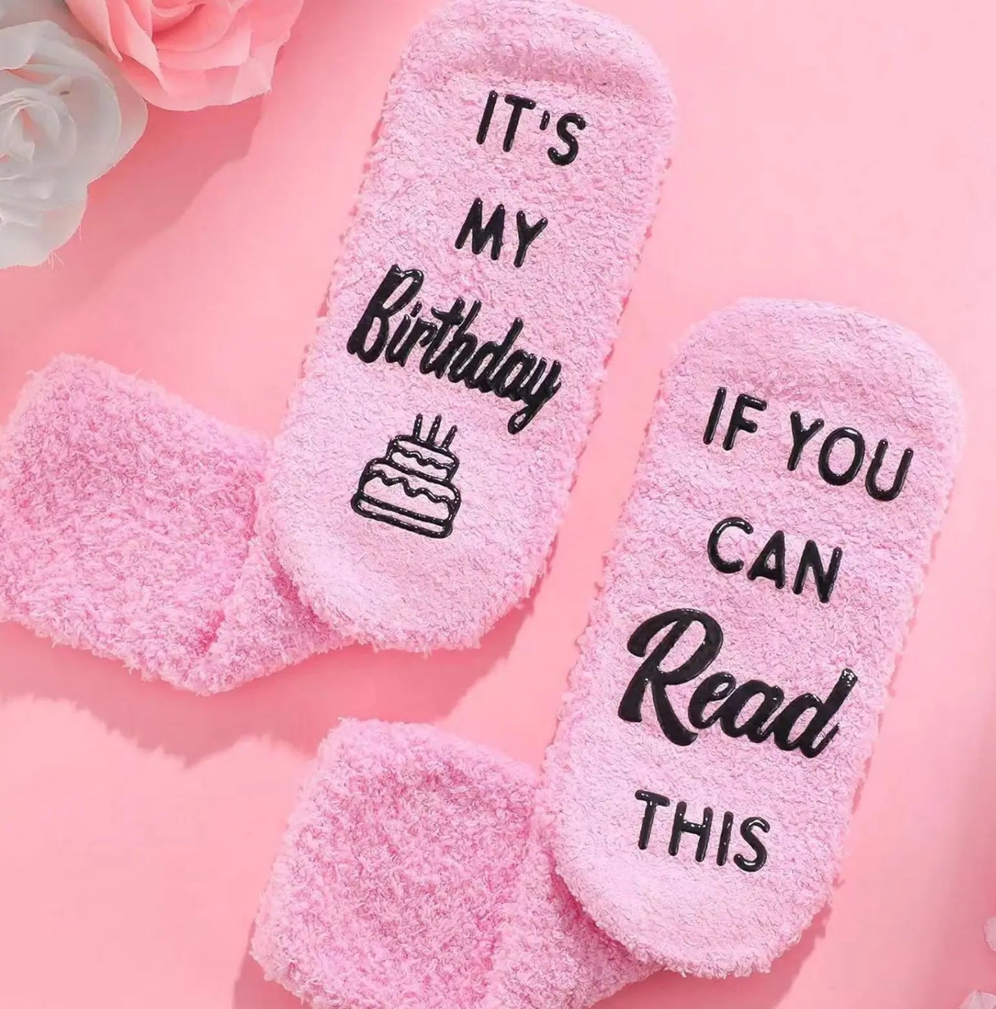 Luxury Fuzzy Wine Socks in Cupcake Gift Packaging Women Winter Fuzzy Plush Slipper Crew Socks Funny Accessory Present for Wife