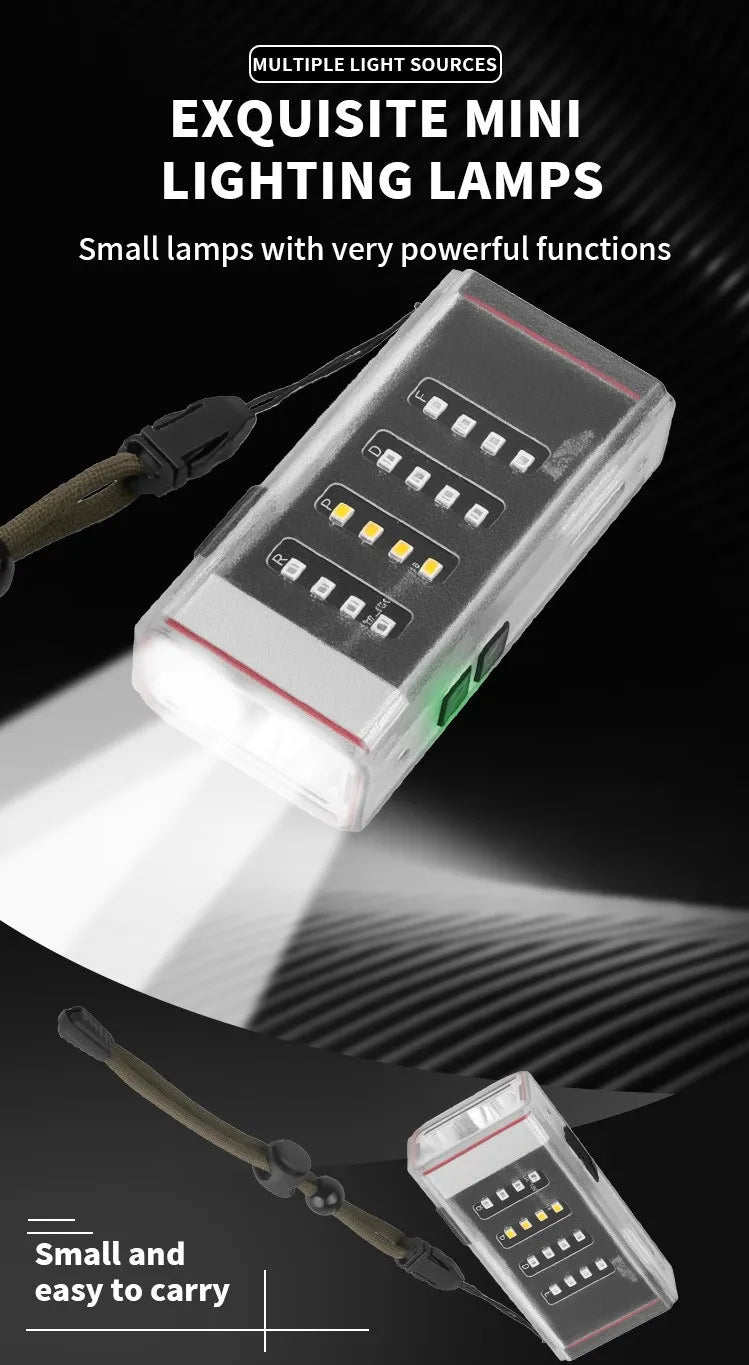 Super Bright Three P50LED flashlight four light sources Work Lamp with Magnet SOS Power Bank Waterproof Emergency Flashlight