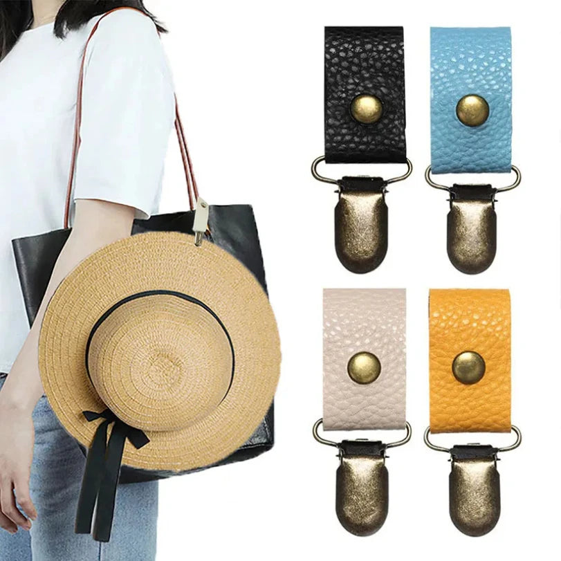 Travel Hat Clip Outdoor Backpack Luggage Storage Bag Hat Clip Multifunctional Straw Hat Clip Hat Accessories