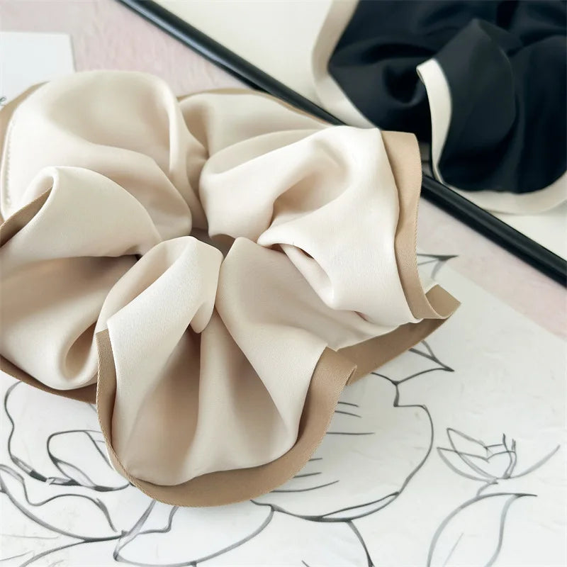 French Design Advanced Sense Hair Tie Ins-Like Satin Hair Tie For Women With Simple Temperament New Style Girl Hair Accessoires