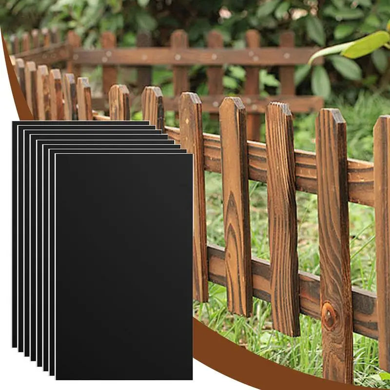 Fence Post Cover 8x Wood Protector 42.5x26.5cm/16.73x10.43 Inch Self-adhesive Protection Cover Outdoor Protective Equipment For