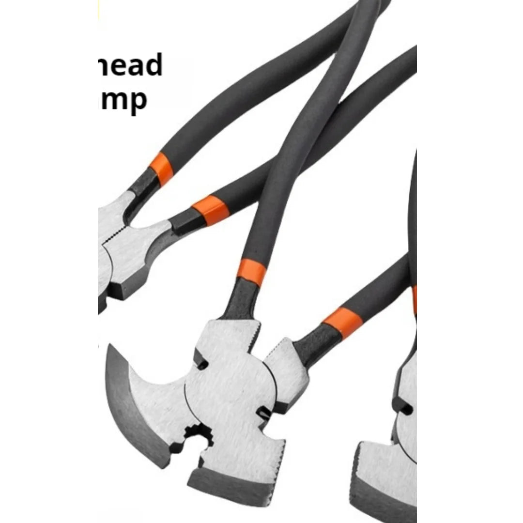 Fence Pliers 10.5 inch round head flat head multifunctional fence pliers garden fence carbon steel explosion-proof pliers