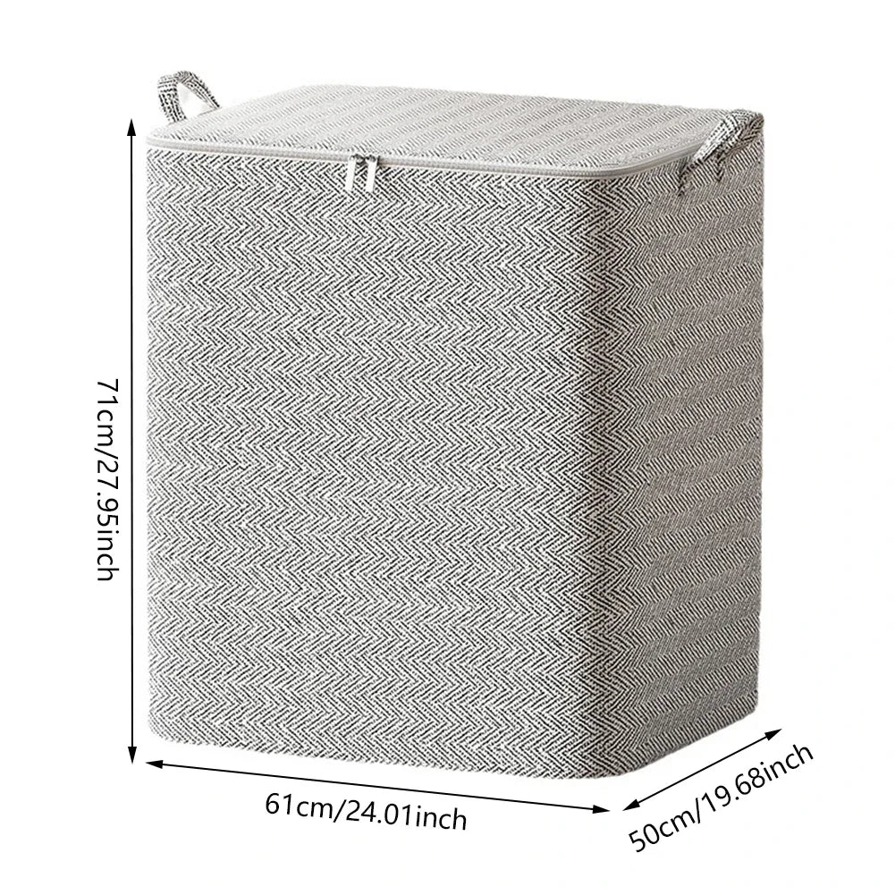 30/110/150/220L Storage Box Foldable Clothing Organizer Large Capacity Household Quilt Storage Bag Clothes Folding Closet