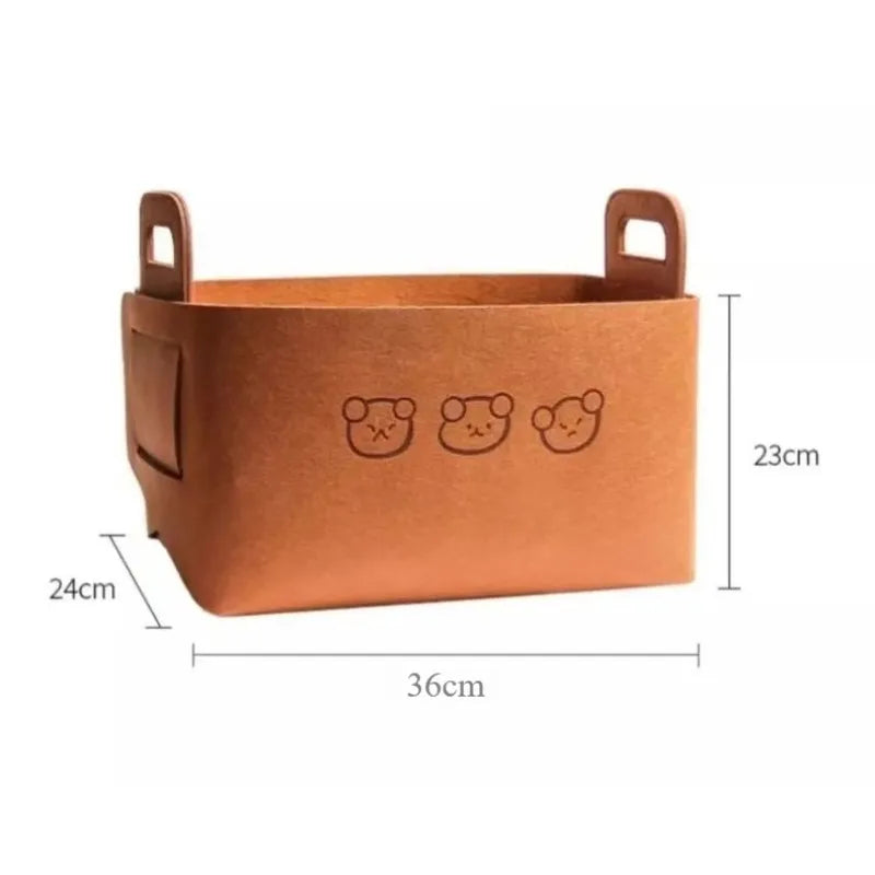 Foldable Car Storage Box Women's Cosmetic Storage Basket Desktop Storage Box Snacks Toys Storage Basket Dirty Clothes Basket