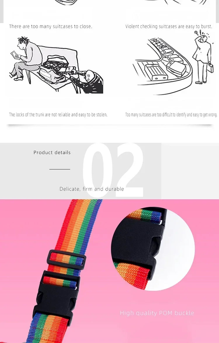Luggage Straps š Portable Bungees, Easy Travel, Reusable and Practical. Invest in One Today!