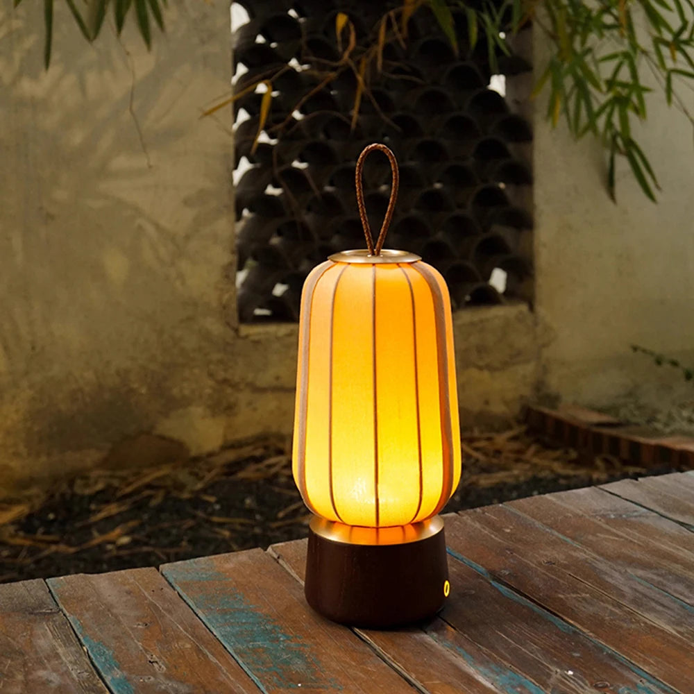 New Fabric Lanterns Portable Table lamp Traditional style Hand Art Drawing decoration Atmosphere Reading Lamp for Tea room (Free Shipping) 💝💖🌹 (Free Shipping) 💝💖🌹
