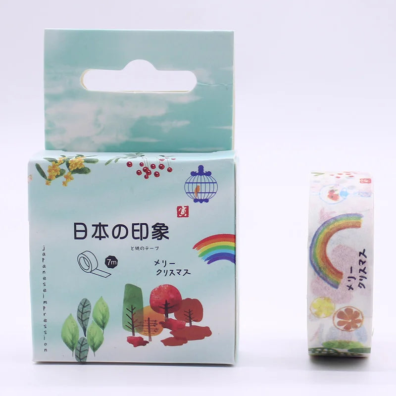 Washi Tape DIY Scrapbooking Paper Sticker Label Masking Tape Album Diary Decoration Stationery Tapes