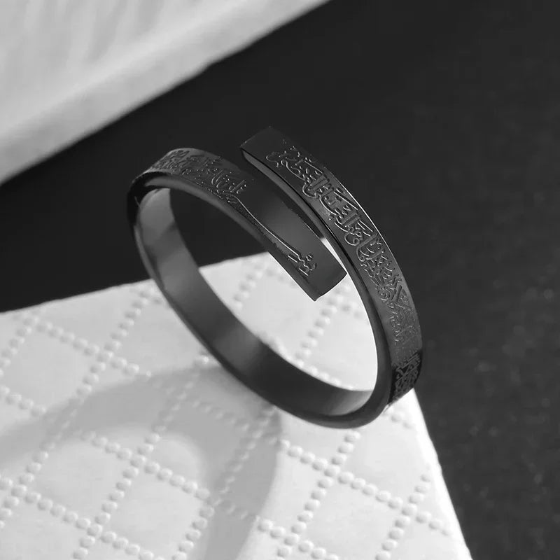 Stainless Steel Angel Wing Ring Open Adjustable Feather Ring for Men Women Couple Fashion Jewelry Anniversary Gift