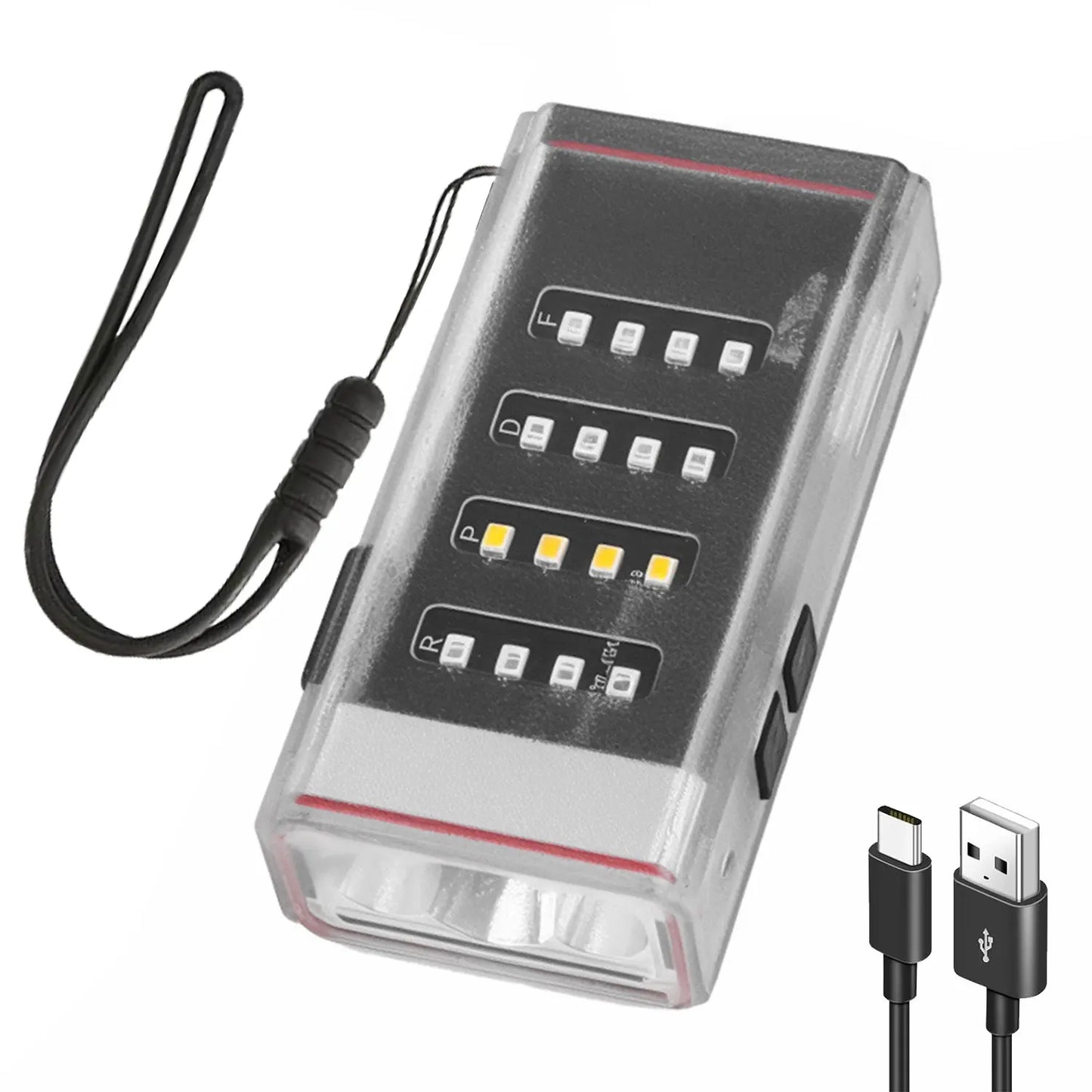 Super Bright Three P50LED flashlight four light sources Work Lamp with Magnet SOS Power Bank Waterproof Emergency Flashlight
