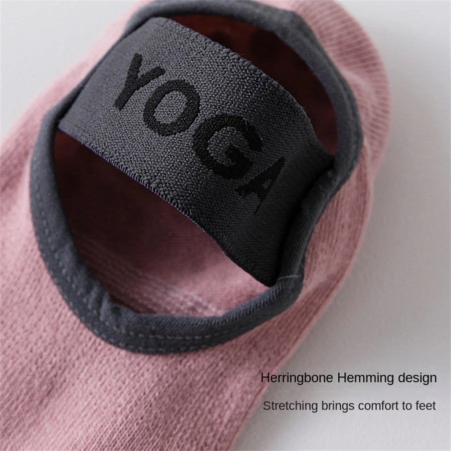 1 pair of women's five finger socks, professional anti slip yoga socks, Pilates fitness socks