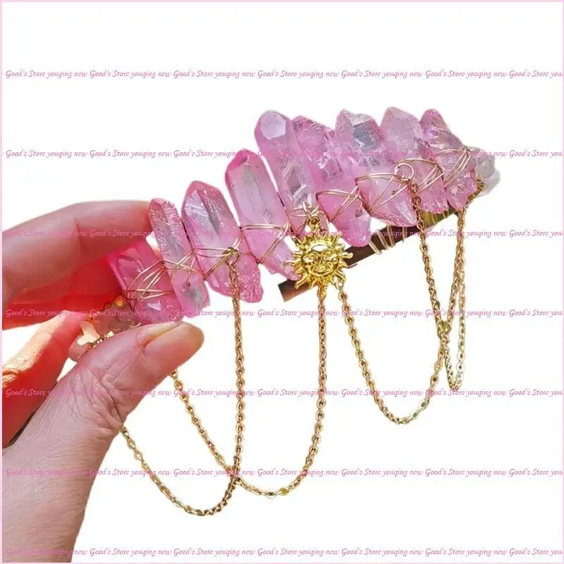 57QA Delicate Tiaras Birthday Headbands Elegant Hairbands for Girls Birthday Party Photo Props Headwear Crowns