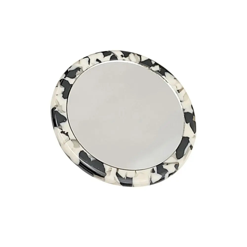 Travel Accessories Simple Acetate Makeup Mirror Portable Round SPA Salon Compact Mirrors Mini Cute Cosmetic Vanity Mirror