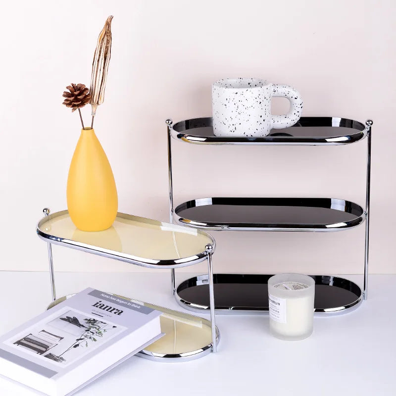 Modern Storage Holders Organizer Makeup Racks Living Room Decoration Display Stand Desk Organization Shelf Aesthetic Supplies