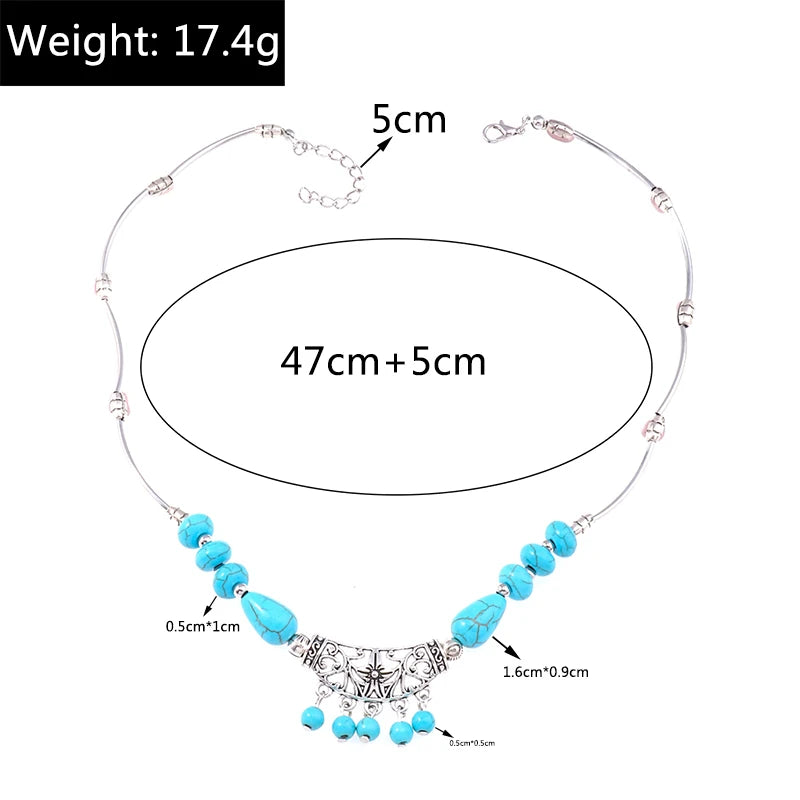 Fashion Choker Necklaces for Women Female Metal Round Vintage Statement Necklace Girls Party Holiday Jewelry Gifts