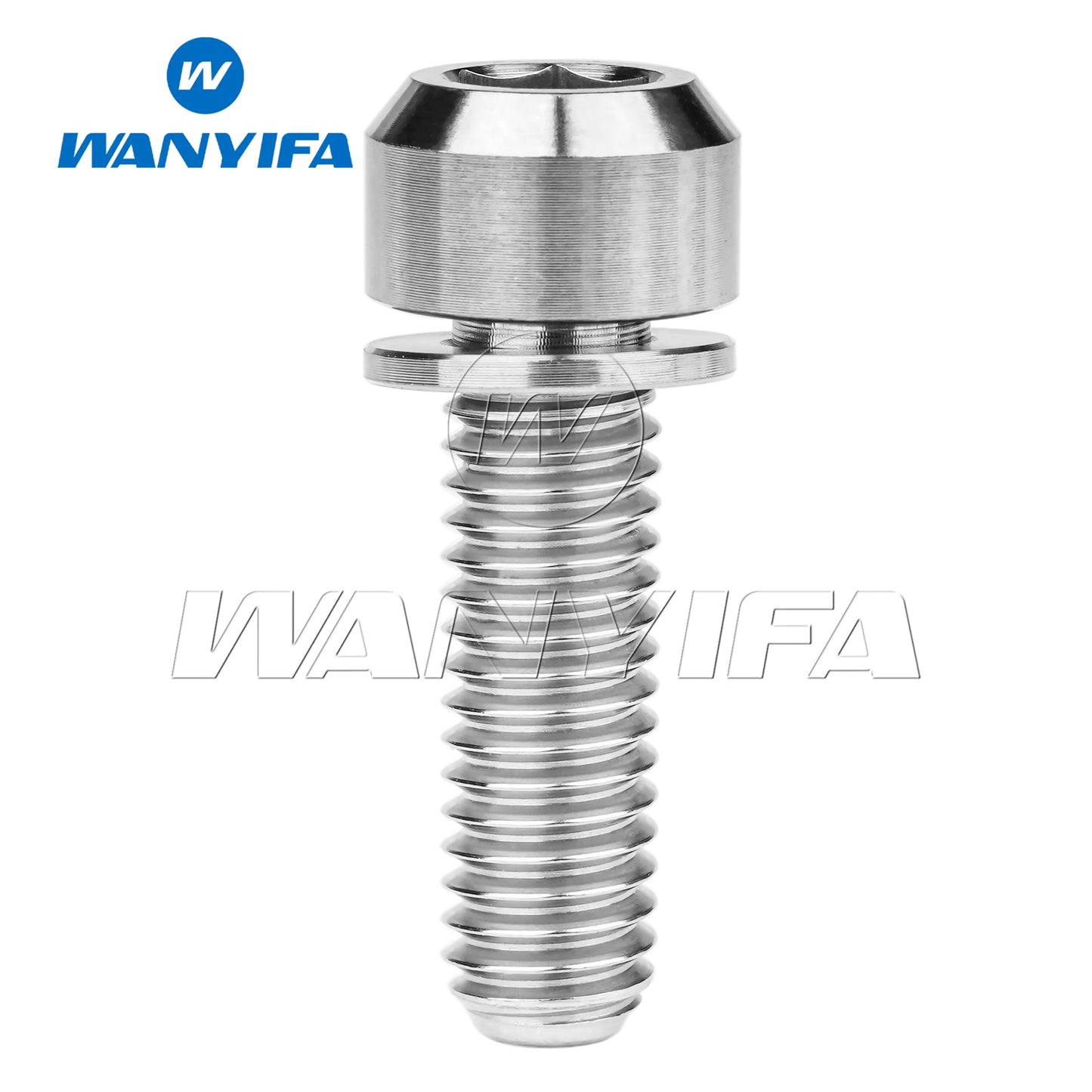 Titanium Bolt M6x16/18/20/25/30/35mm Allen Hex Screws with Washer for Bicycle Disc Brake Upgrade V brake Hub Fixed