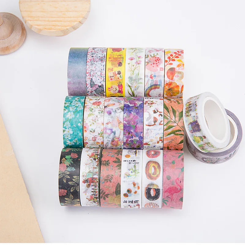 Washi Tape DIY Scrapbooking Paper Sticker Label Masking Tape Album Diary Decoration Stationery Tapes