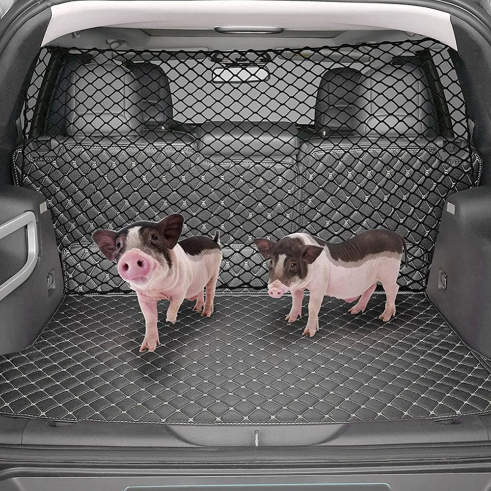Car Trunk Fence Pet Dog Isolation Protective Net Sturdy Durable Elastic Isolation Nets Pets Safety Fence for Any Vehicle