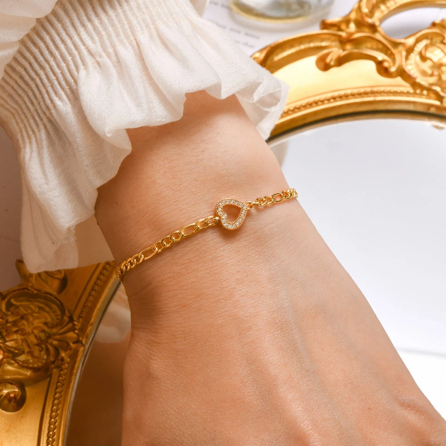 Bracelets For Women Stainless Steel Jewelry  Couple Friends Bangle Wedding Birthday Party Mom Girlfriend Valentine's Day Gift