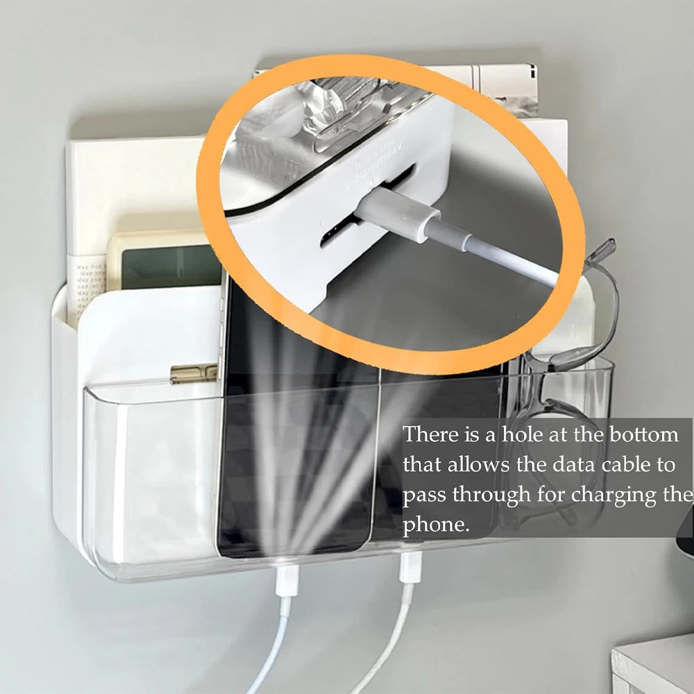 Data Cable Storage Box, Wall-mounted Storage Box,thickened Material, School and Office Sundry Storage Rack, Wall Organizer