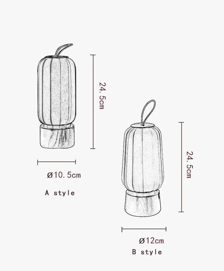 New Fabric Lanterns Portable Table lamp Traditional style Hand Art Drawing decoration Atmosphere Reading Lamp for Tea room (Free Shipping) 💝💖🌹 (Free Shipping) 💝💖🌹