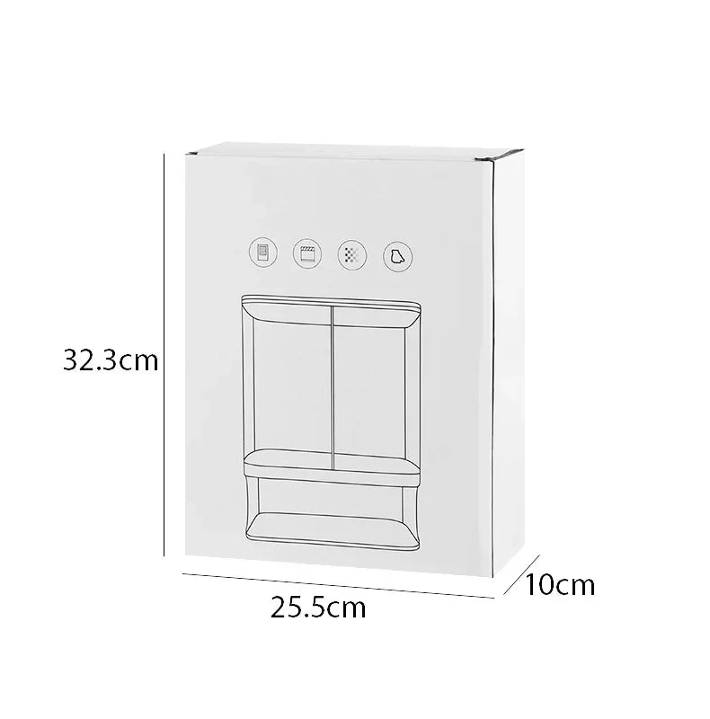 Simple compartmented grain can storage box sealed storage can grain storage can washing powder fragrance bead storage