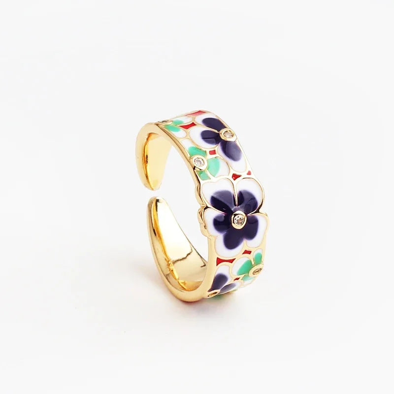 Trendy and Attractive Gold Filled Floral Rings (Floral Collection)