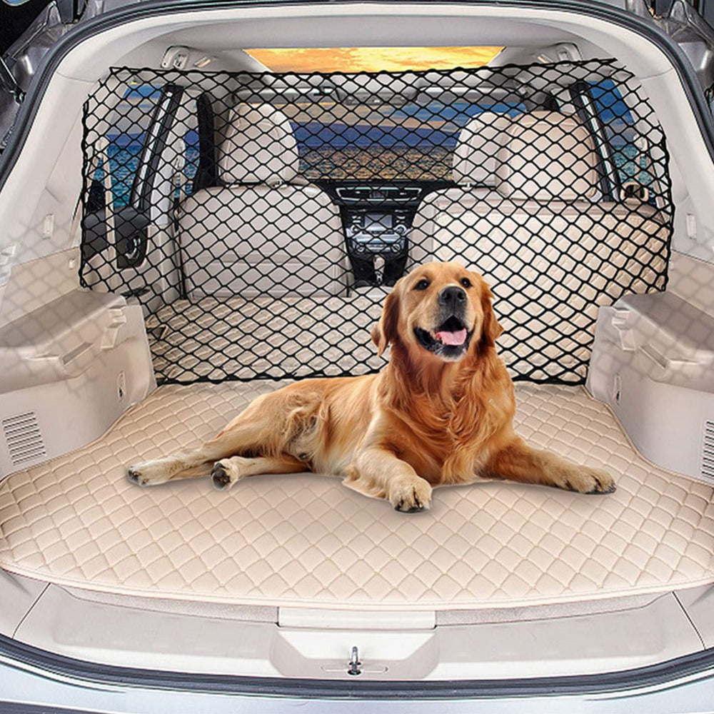 Car Trunk Fence Pet Dog Isolation Protective Net Sturdy Durable Elastic Isolation Nets Pets Safety Fence for Any Vehicle