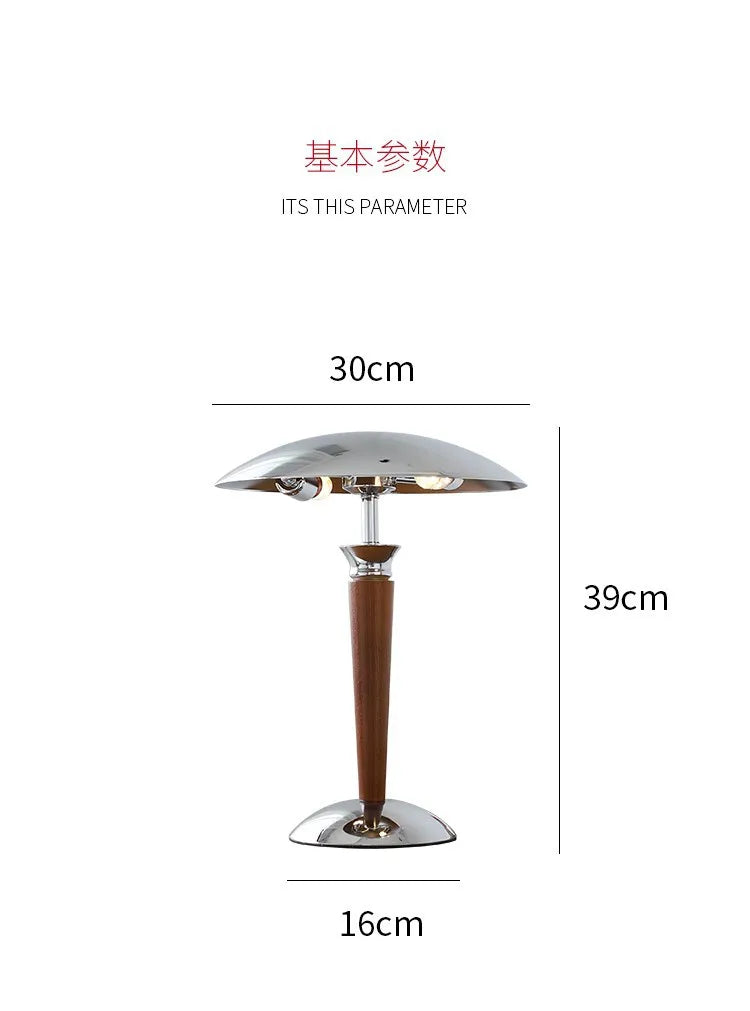 Nordic Retro Wooden Table Lamp Bauhaus Table Lights for Simple Living Room Bedroom Study Bedside Decoration Designer desk lamp