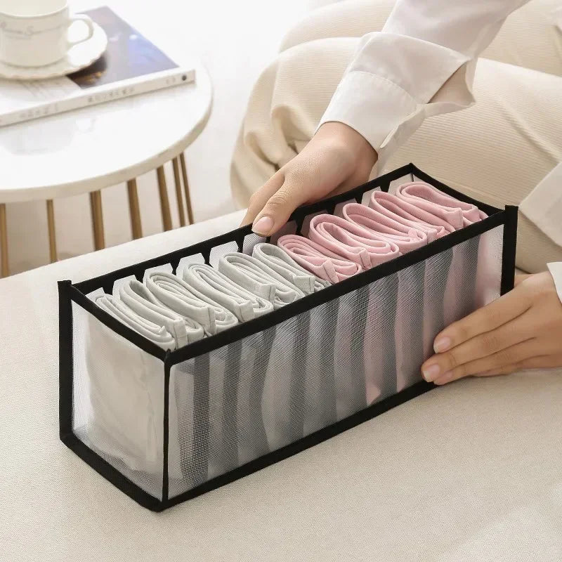 Underwear Drawer Organizer Storage Box Foldable Closet Organizers Drawer Divider Storage Boxes For Underpants Socks Bra