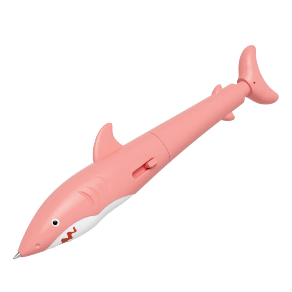 Novelty Shark Water Spray Ballpoint Pen Creative Water Gun Pen Student Writing Pens Toy Gifts Water Pistol Pen Stationery Supply